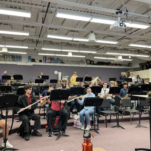 more candidate shots working with groups.