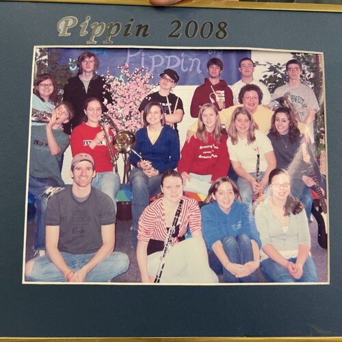 Reimer still had an image of the pit orchestra I played in (he conducted) for Bellevue West's 2008 production of Pippin. This was a trip down memory lane.