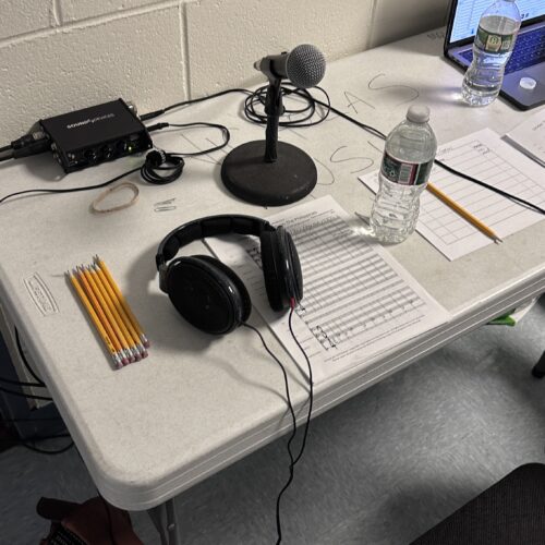 Our recording table