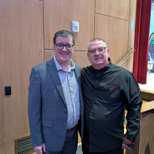 Myself and Dr. Harlan Parker